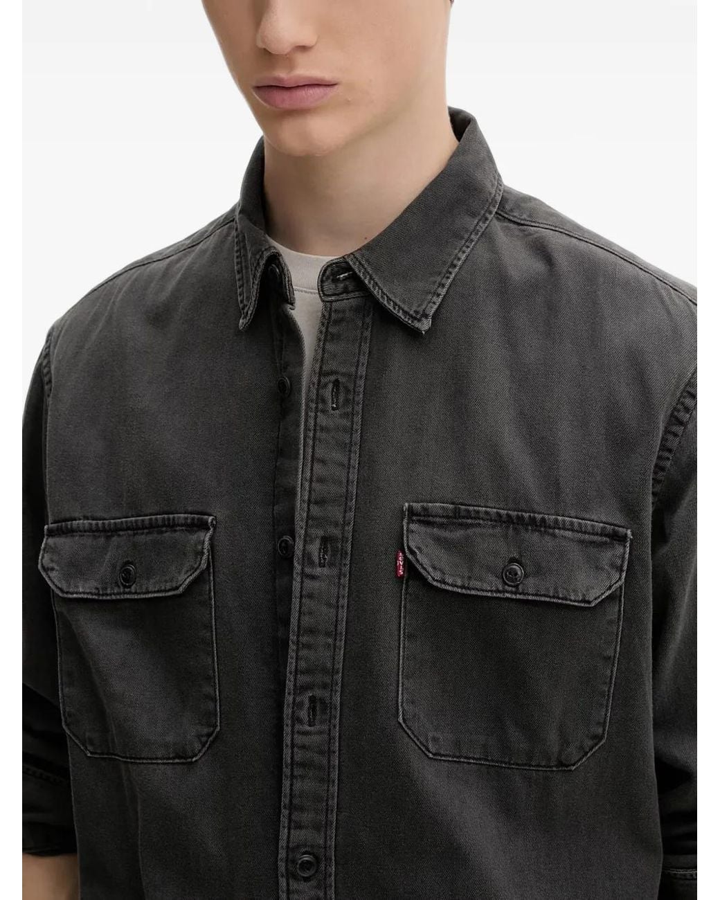 Levi's Black Chemise En Jean for men