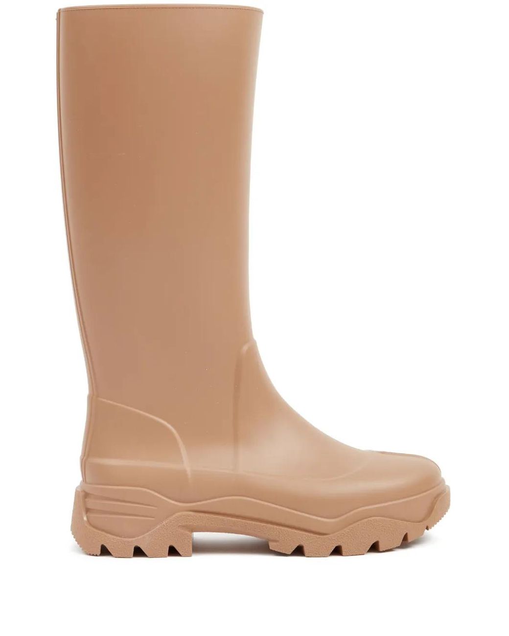 Maison Margiela Brown Tabi Rain Boots