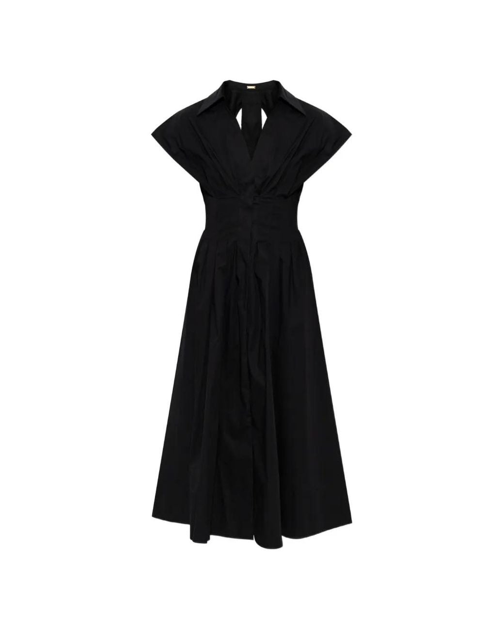 Cult Gaia Black Pixie Pleated Dress