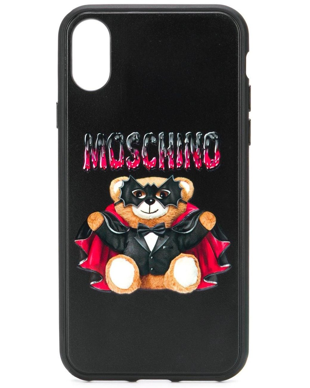 Moschino Teddy Print Iphone Xs Max Case In Black Save 19 Lyst