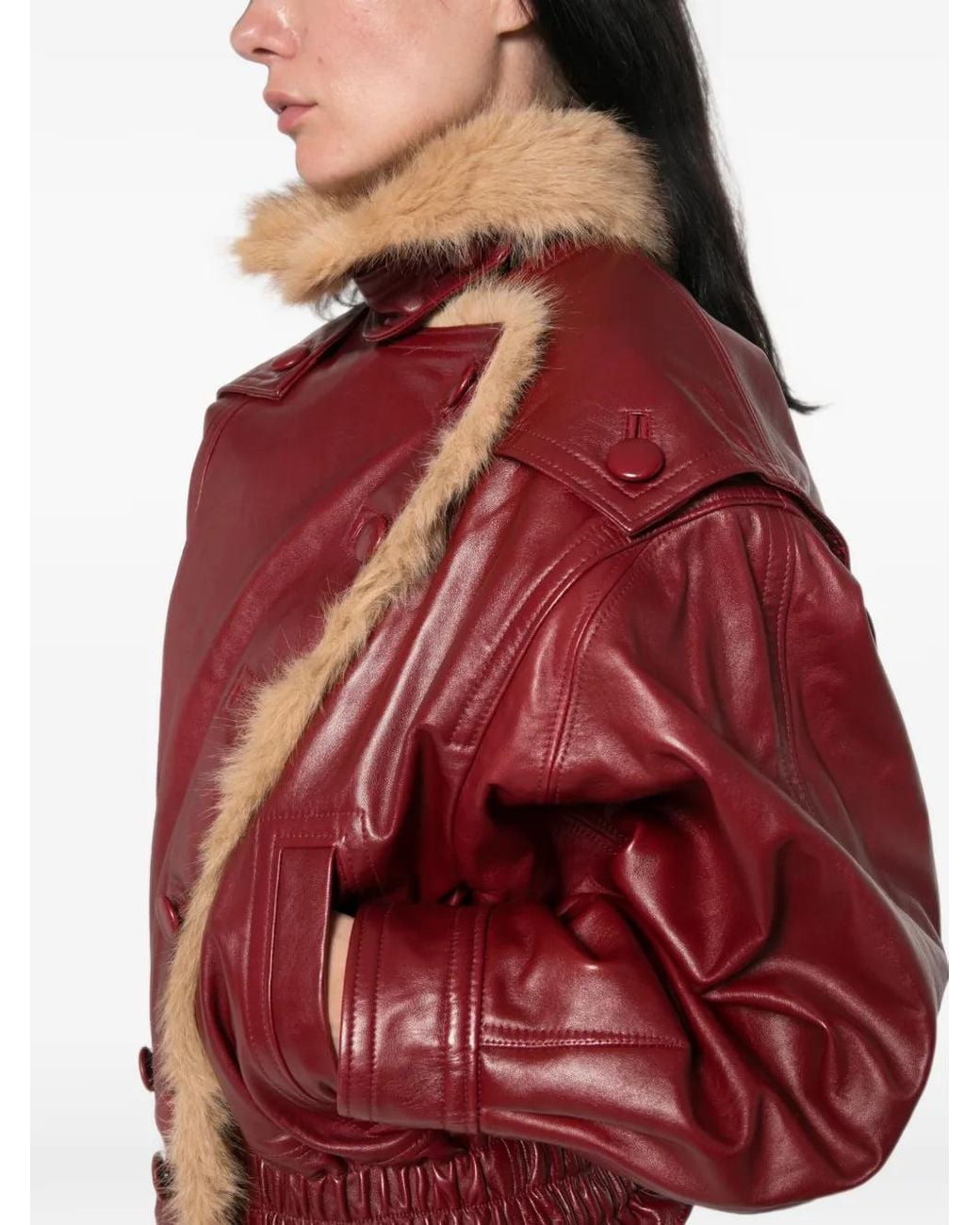 Isabel Marant Valina Glanzend Jack in het Red