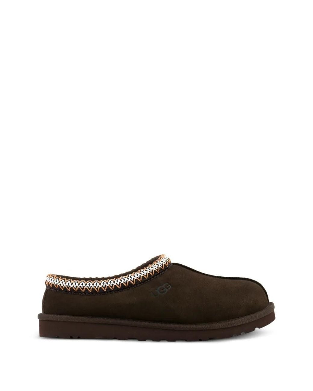 Ugg Brown Tasman Leather Slippers for men
