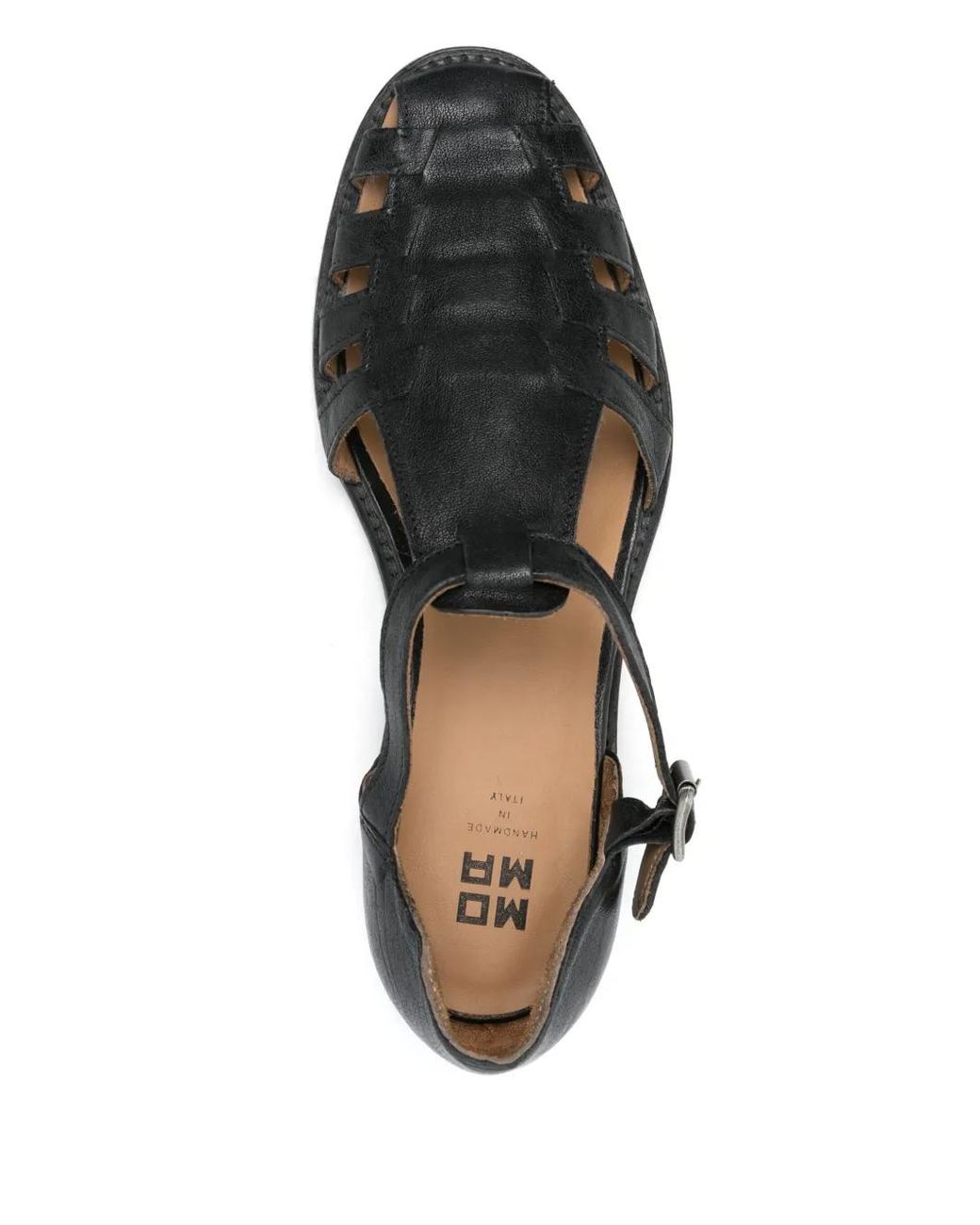 Moma Black Nottingham Flat Pumps