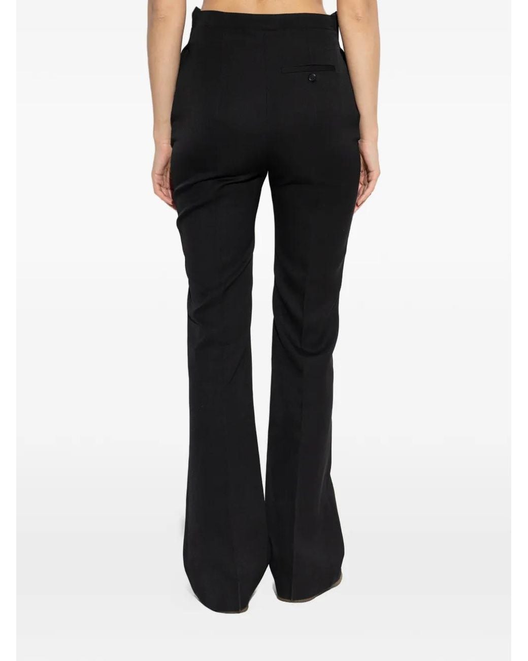 McQueen Black Zip-Fastening Trousers