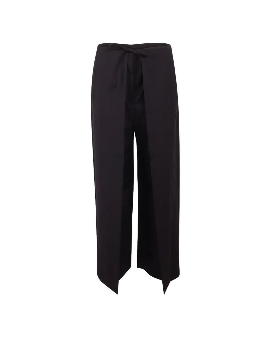 Christian Wijnants Blue Paire Wrap-Front Trousers