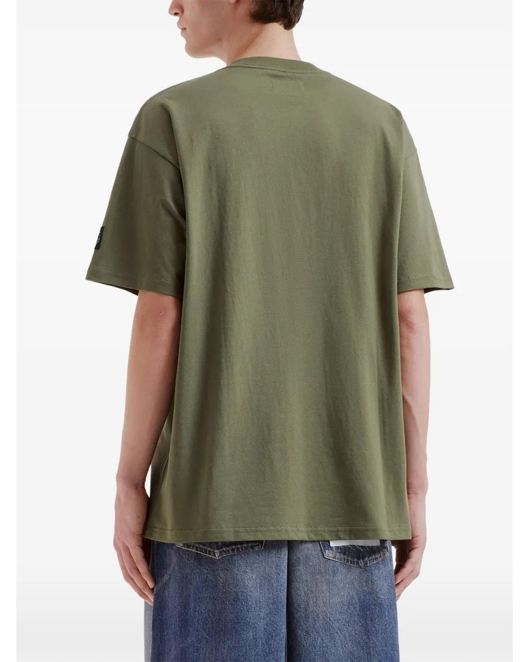 Izzue Green T-Shirt À Logo for men