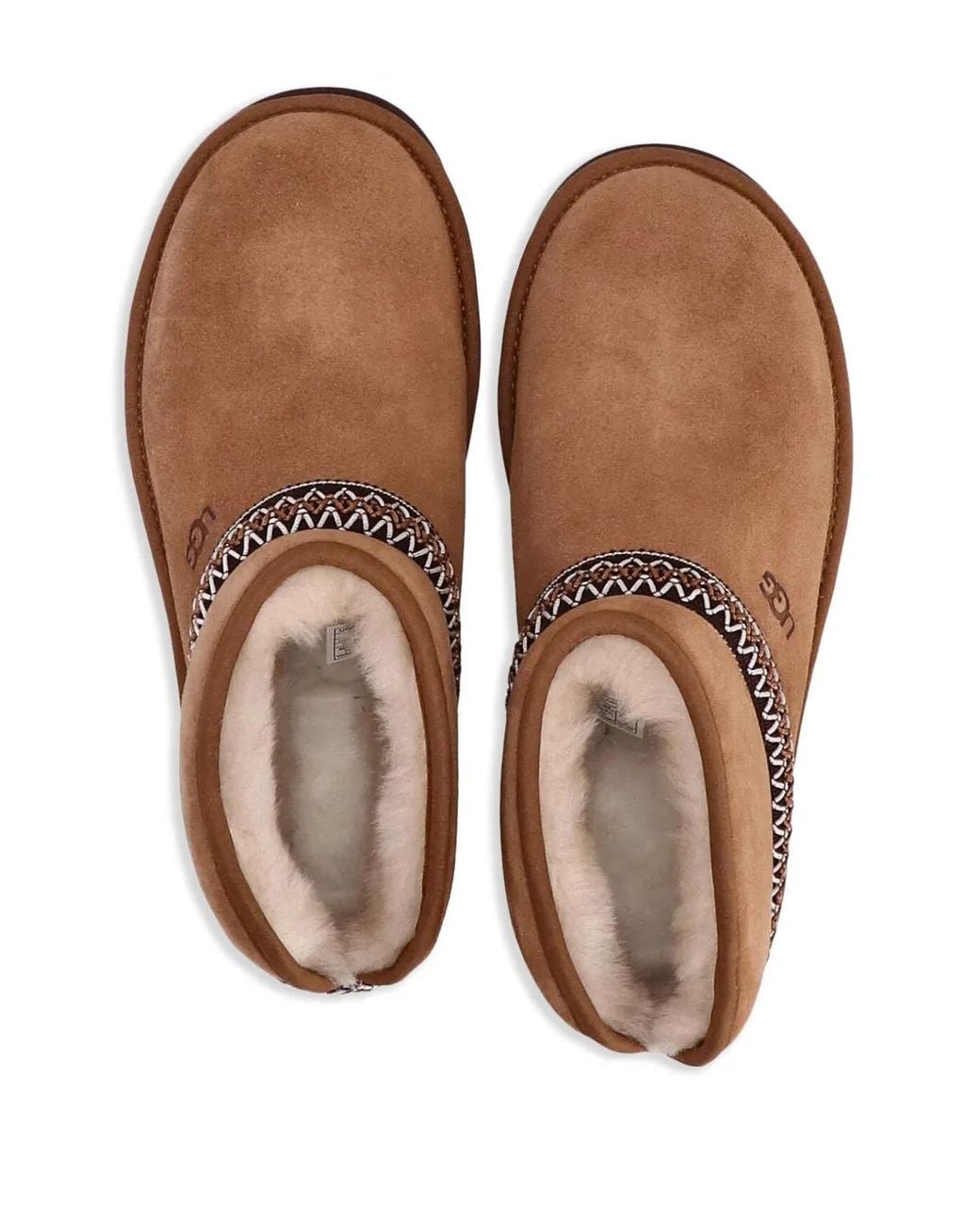 Ugg Brown "Classic Mini Crescent" Ankle Boots