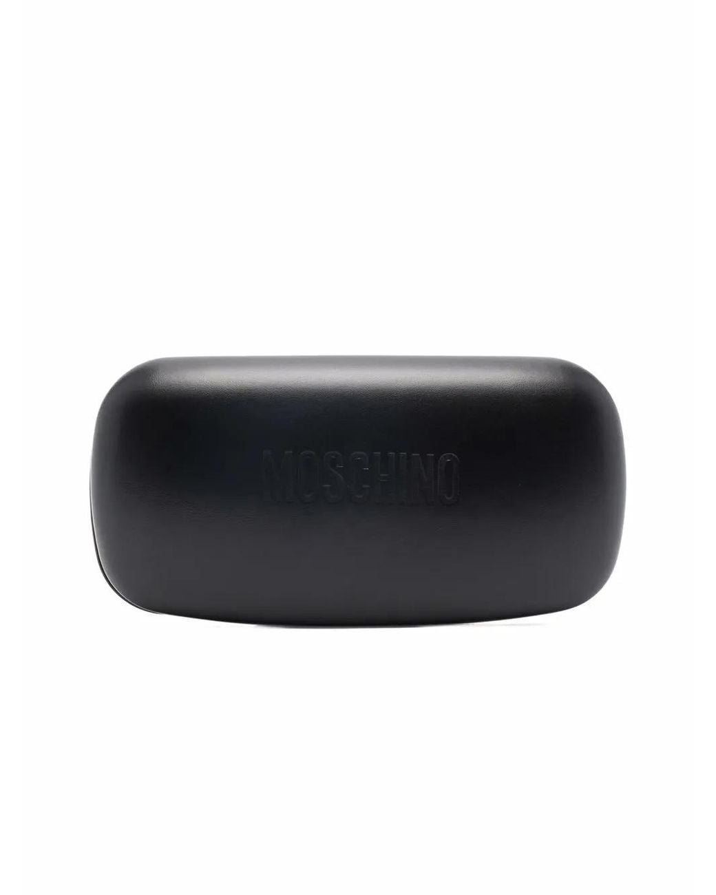 Moschino Black Square-Frame Logo Sunglasses