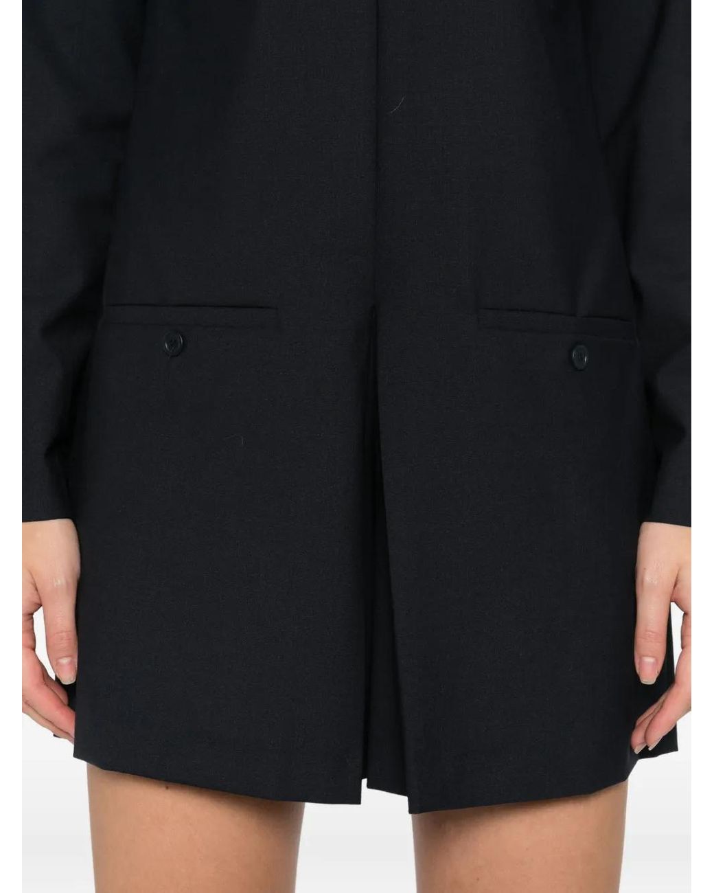 Semicouture Black Tailored Playsuit