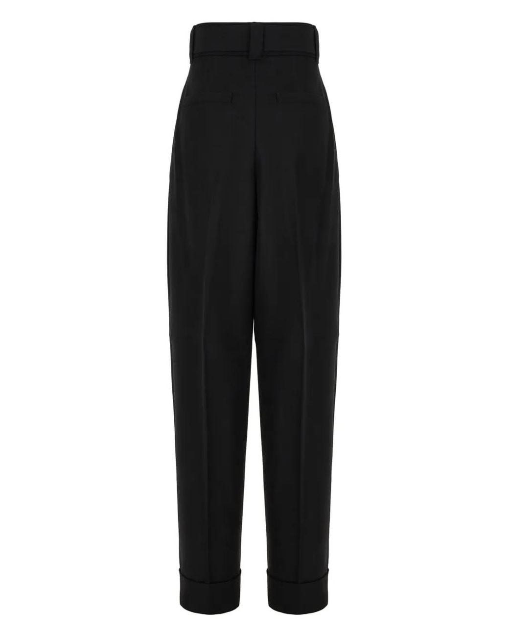 Max Mara Black Wool Trousers