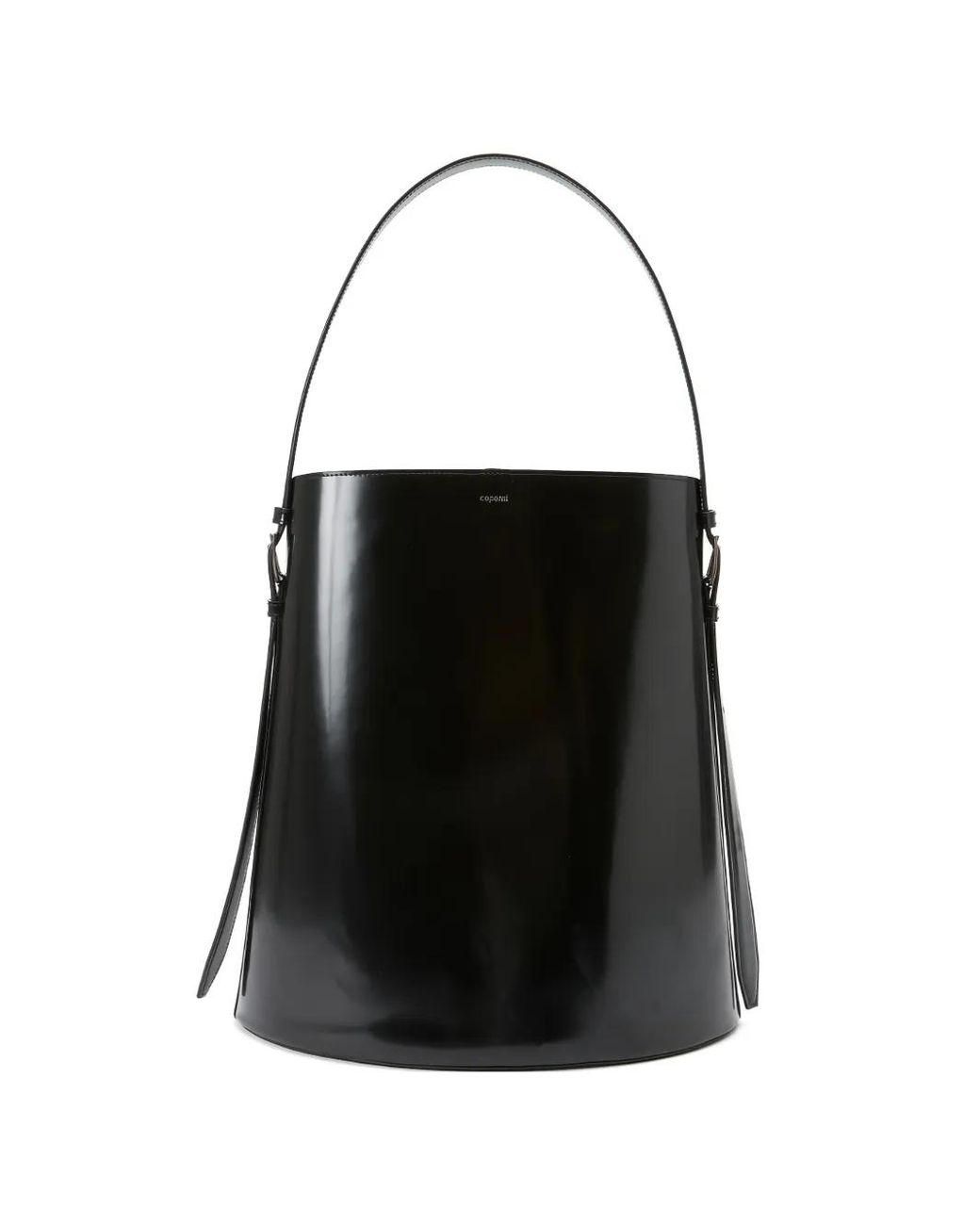 Coperni Black Ergonomic Tote Bag