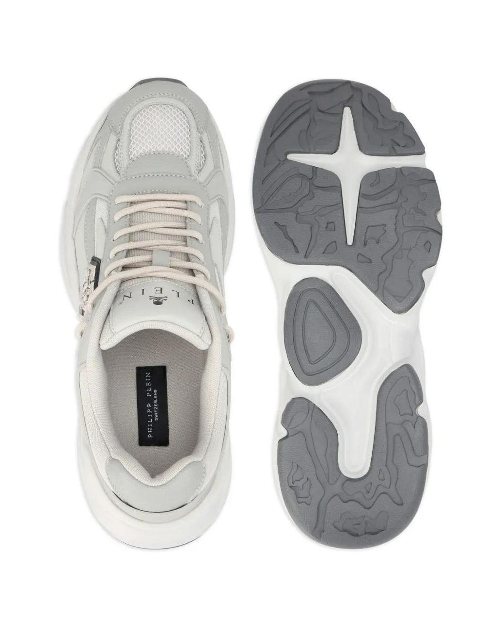 Philipp Plein White Nitro Sneakers