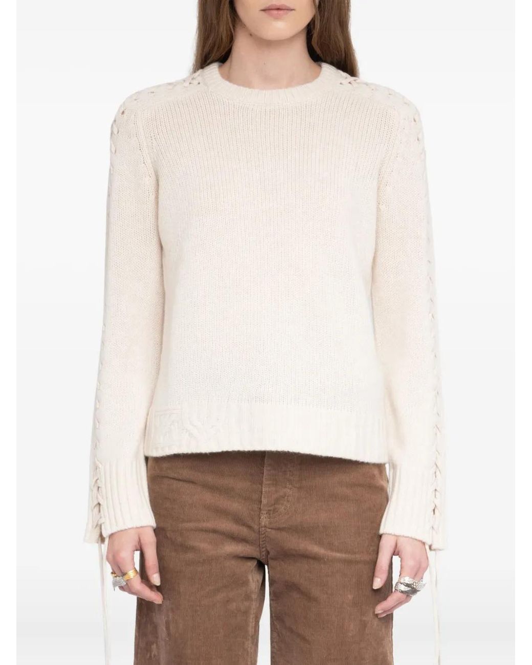 Zadig & Voltaire White Malty Sweater