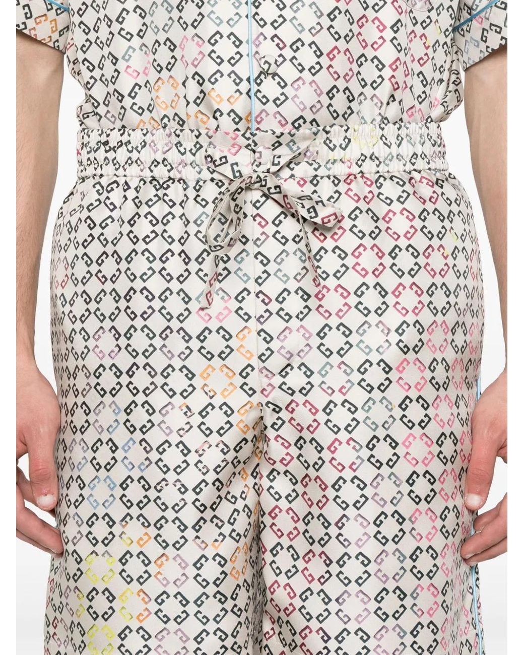 Bermuda Con Logo di Givenchy in White da Uomo
