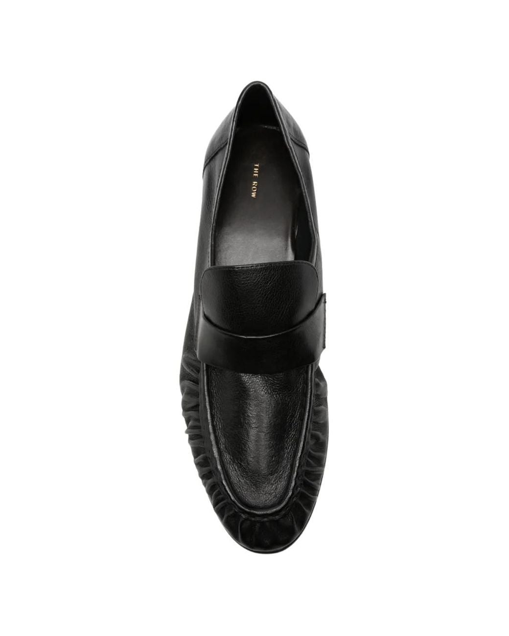 The Row Black Soft Loafers