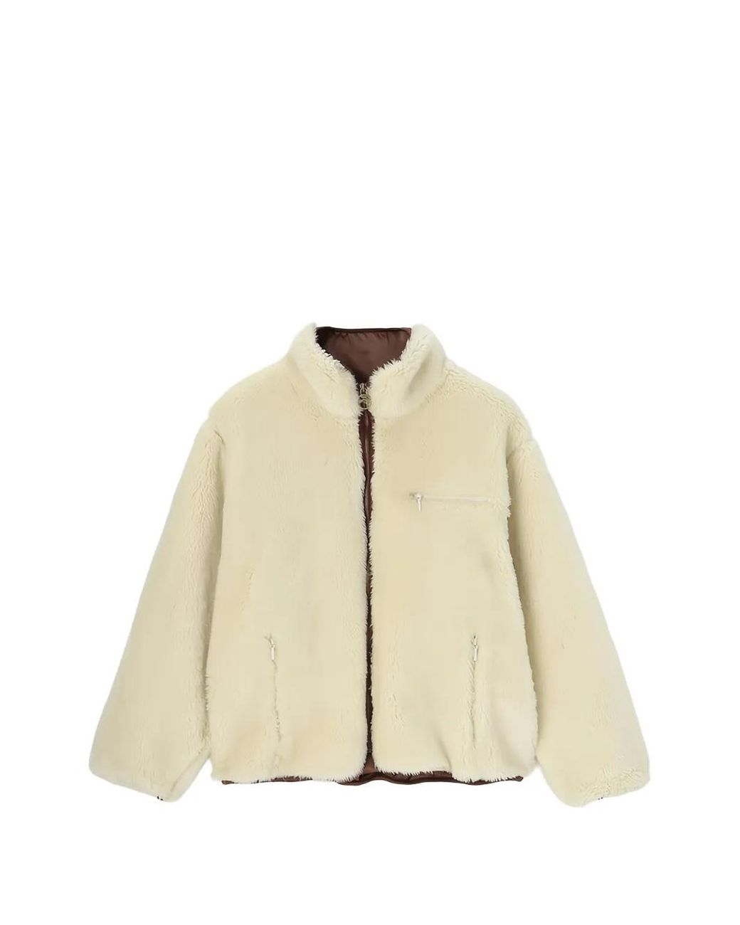 Ambush Natural Boa Zip-Fastening Jacket for men