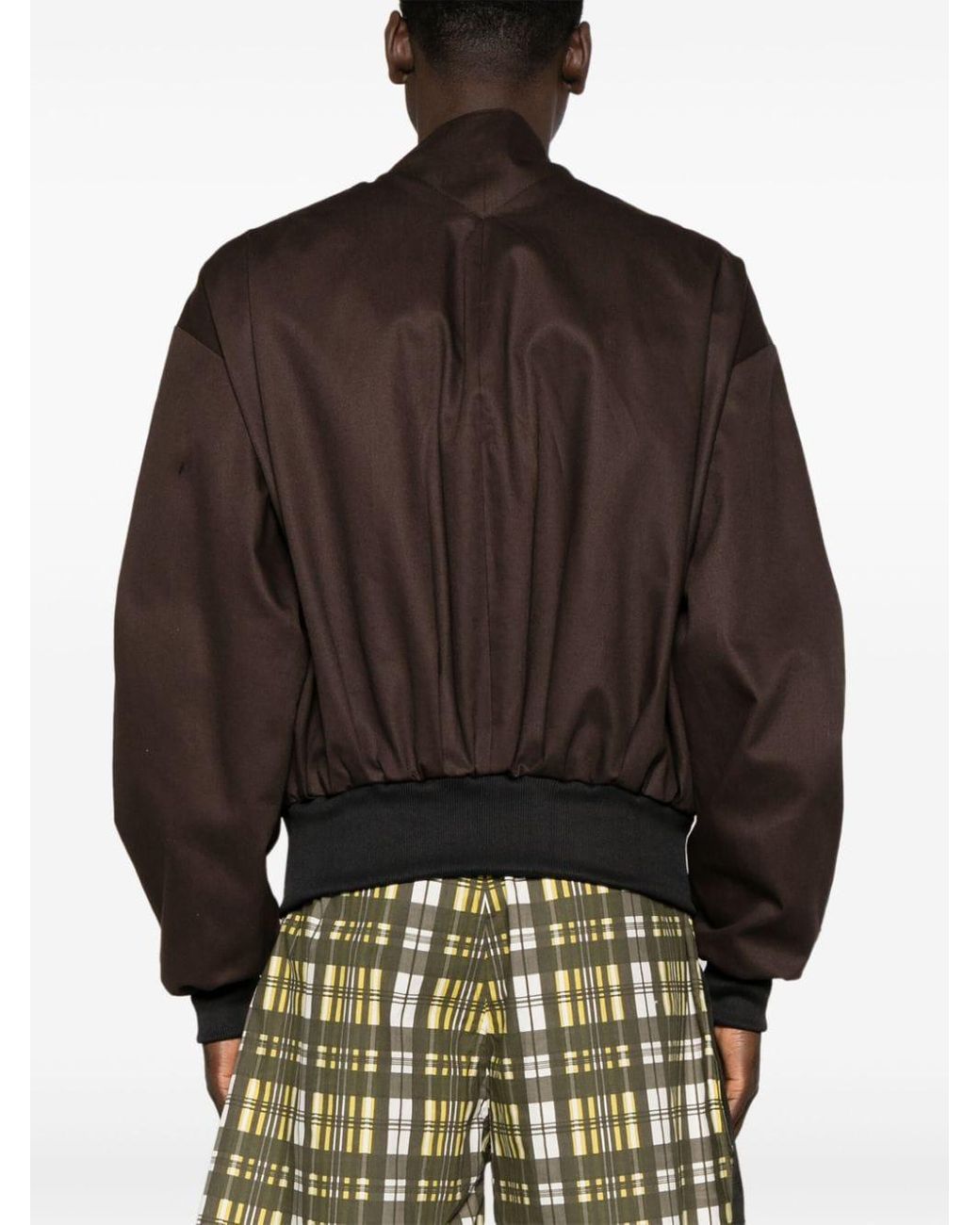 AV VATTEV Jukebox Cotton Bomber Jacket in Black for Men | Lyst