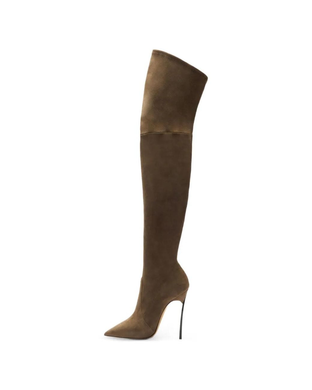 Casadei Brown Blade Over-The-Knee Boots