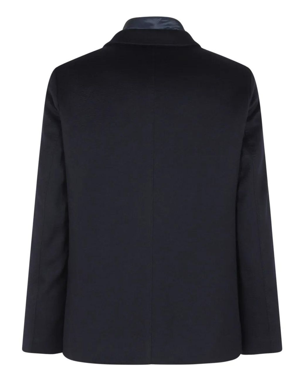 Herno Blue Button-Fastening Layered Jacket for men