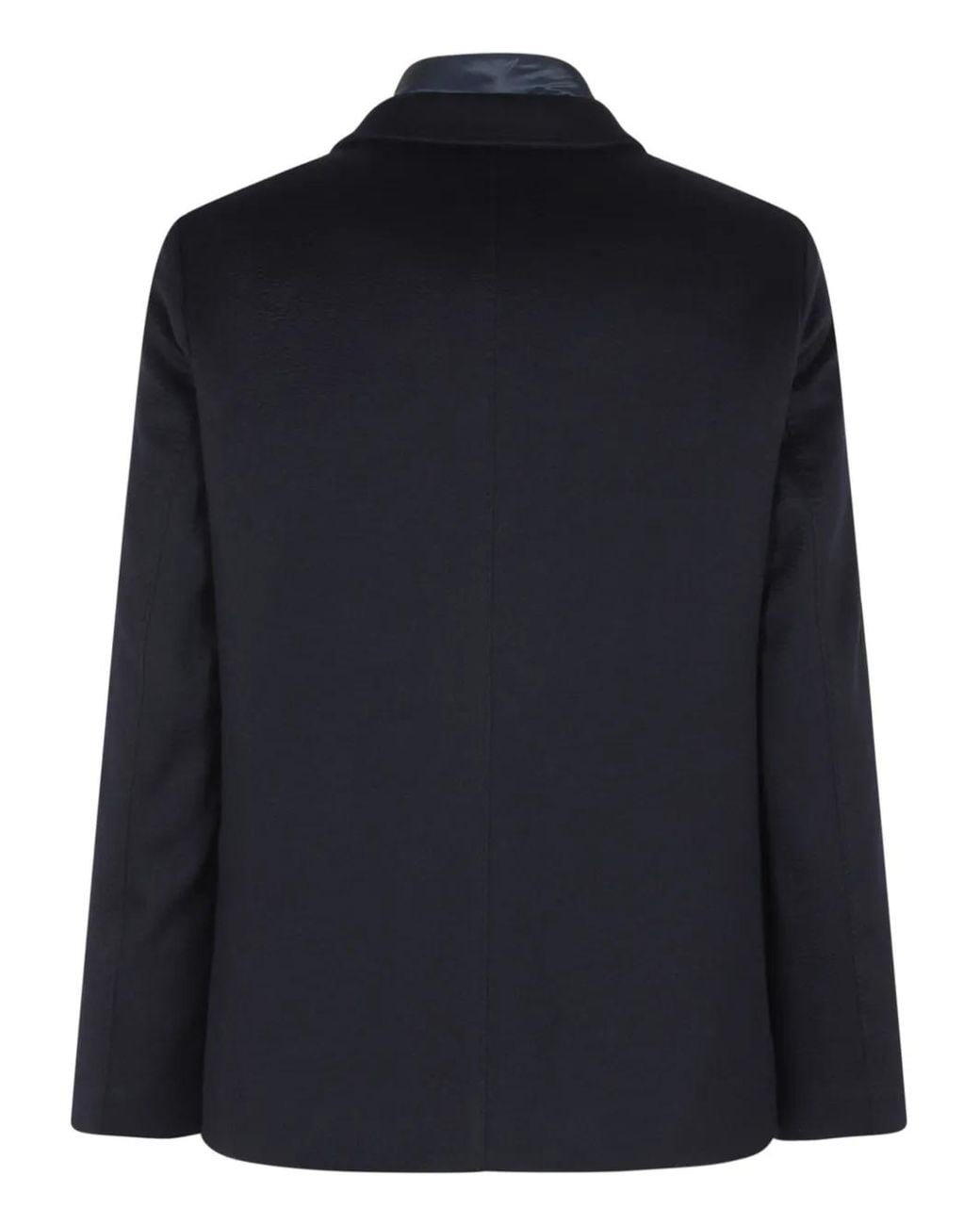 Herno Blue Double-Breasted Jacket for men