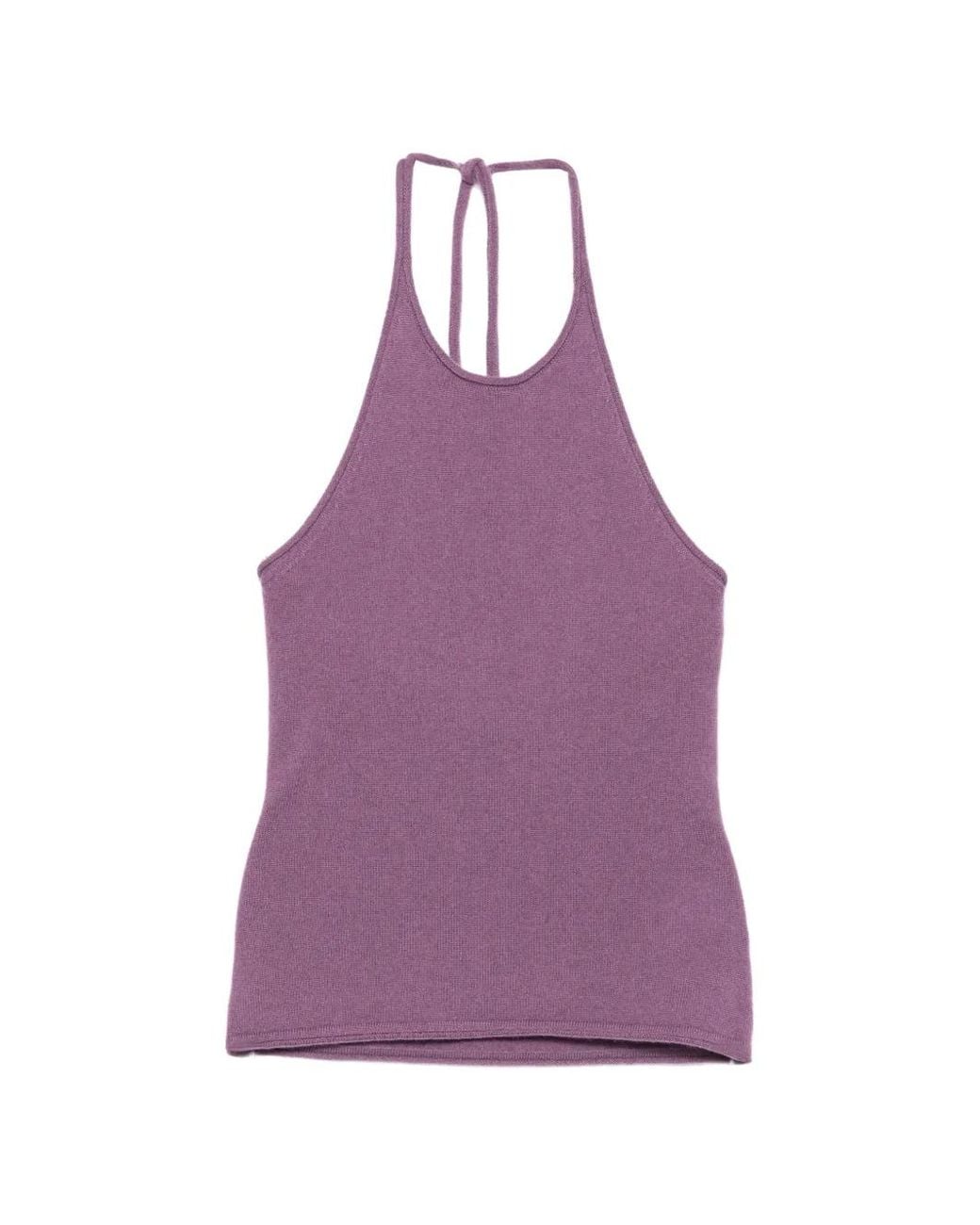 Christopher Esber Purple Halterneck Top
