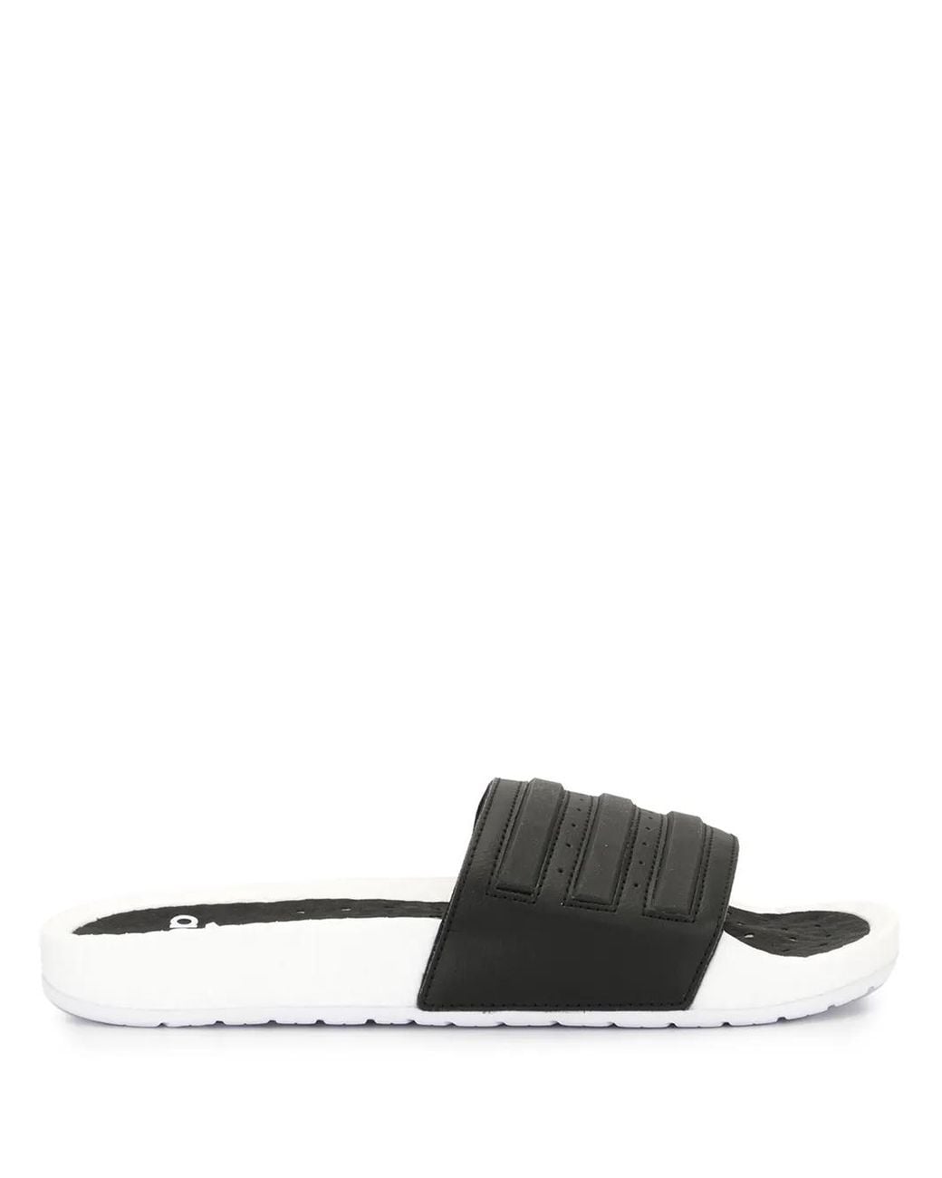 Adidas White Adilette Boost Slides for men