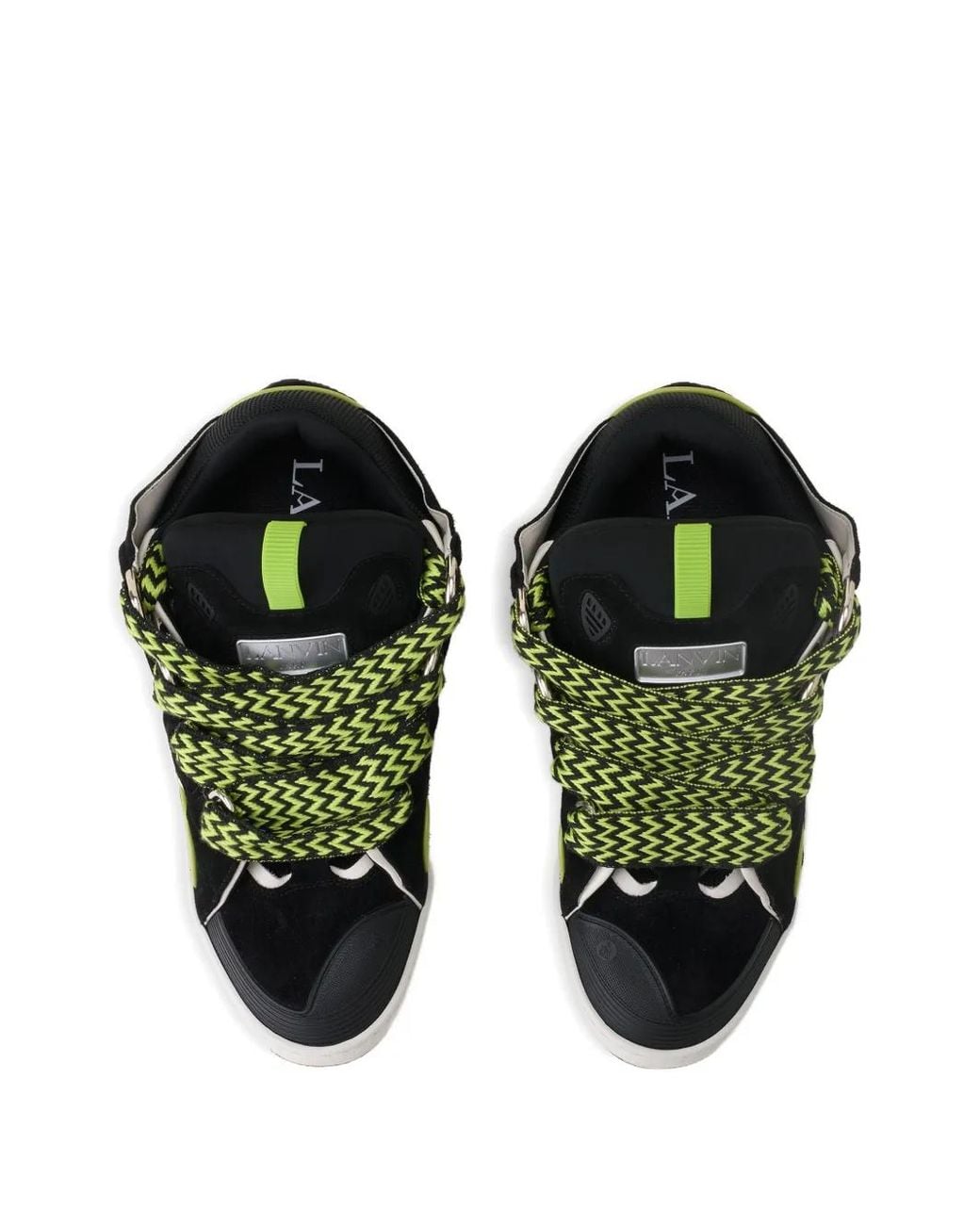 Lanvin Black Curb Sneakers