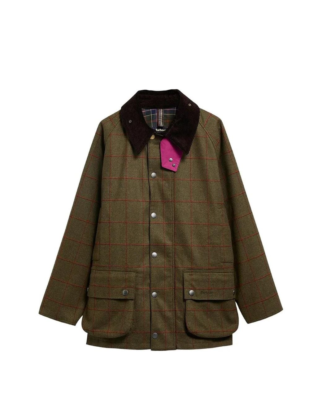 Barbour Green Paul Smith Loves Check Jacket for men