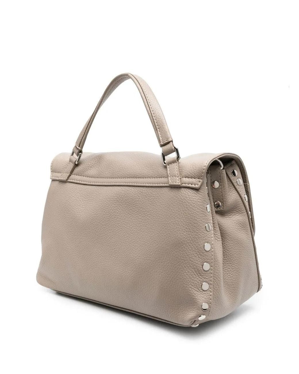 Zanellato Natural Small Postina Stud-Embellished Tote Bag