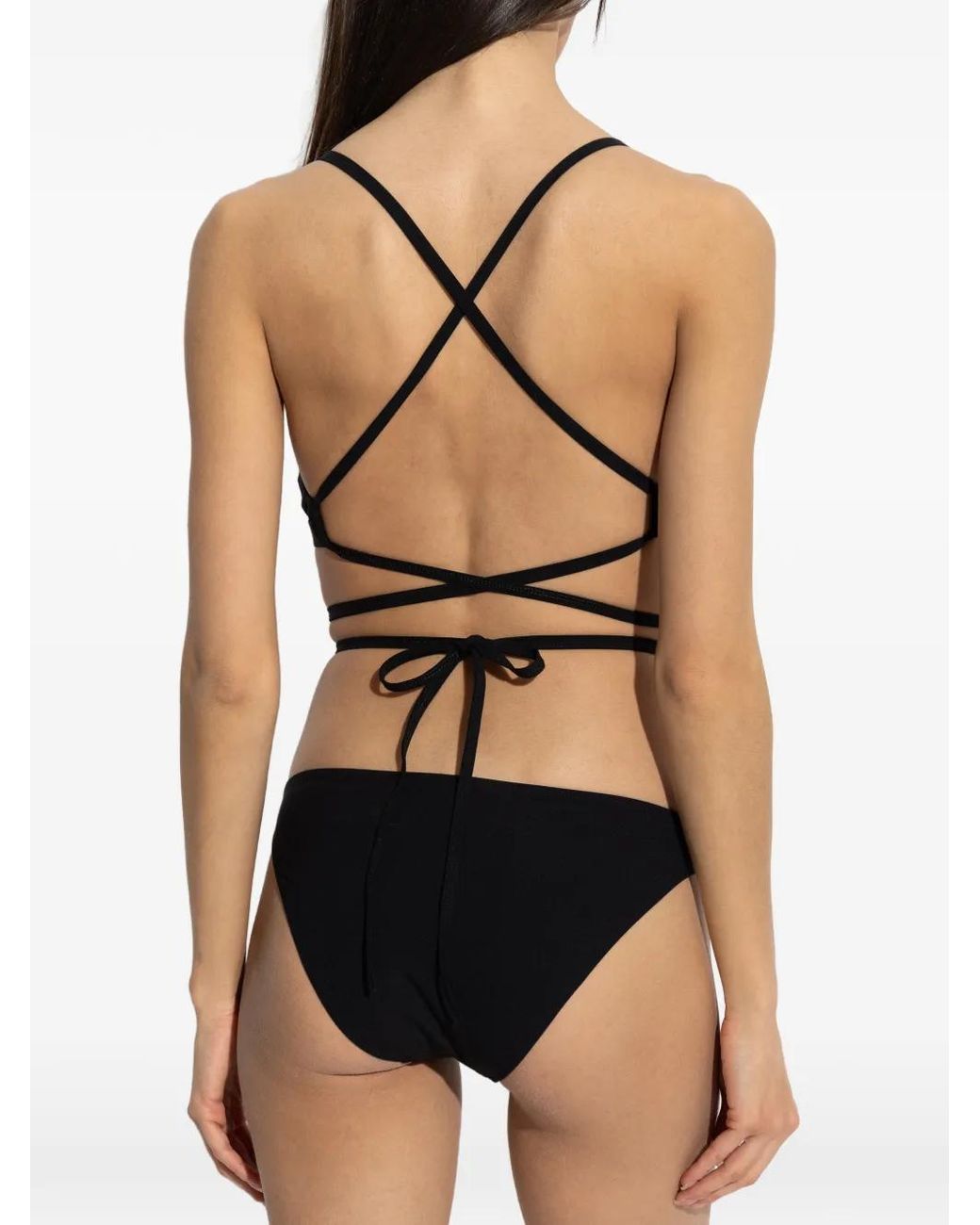 Isabel Marant Black Bas De Bikini À Nouer Saly