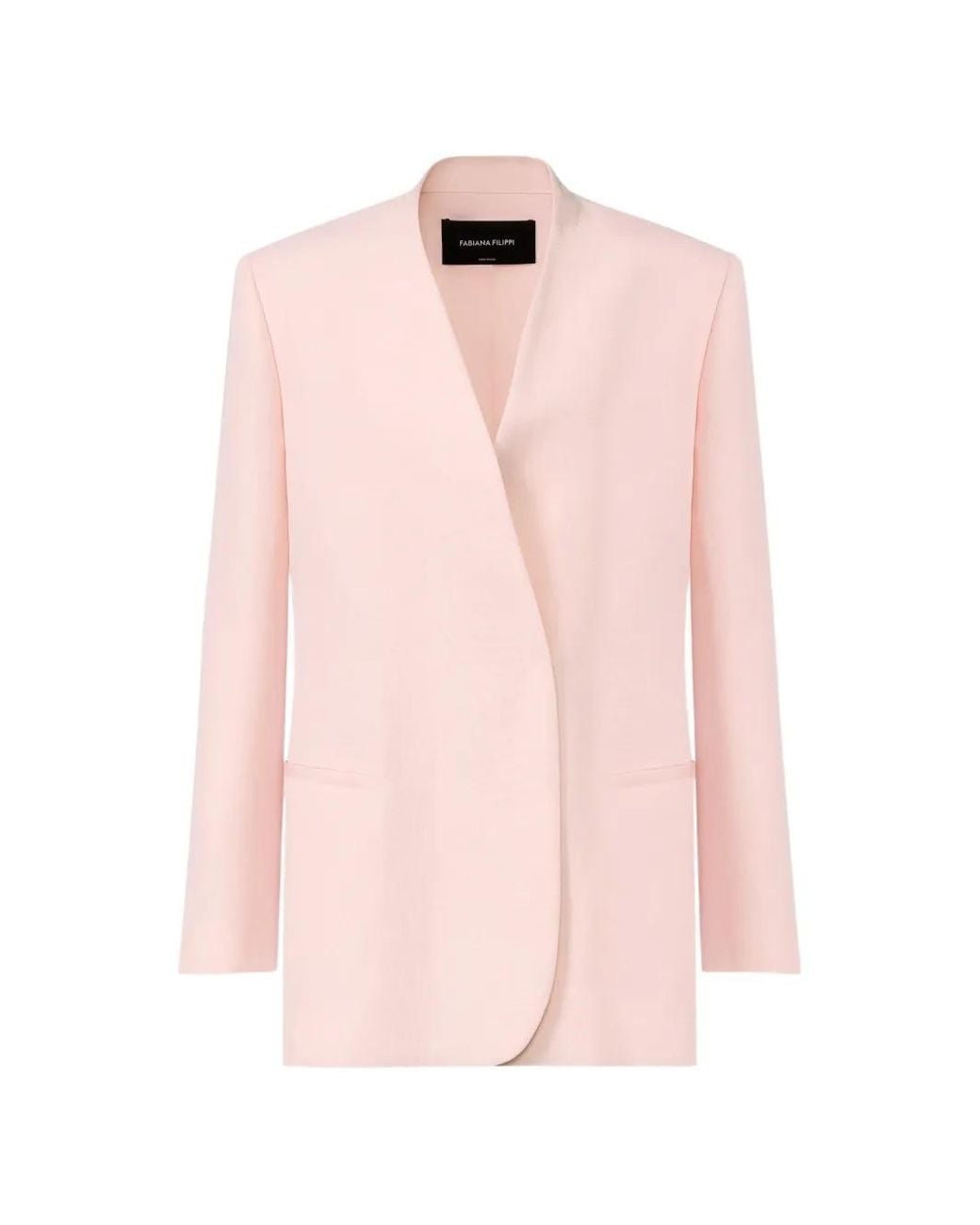 Fabiana Filippi Pink Belted Blazer