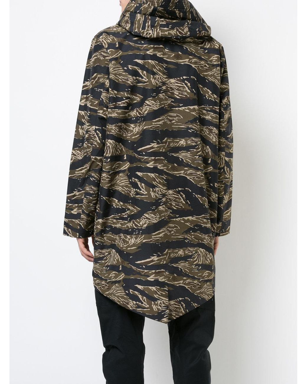 Nike Lab Essentials Tiger Camo Parka Jacket in Green for Men | Lyst