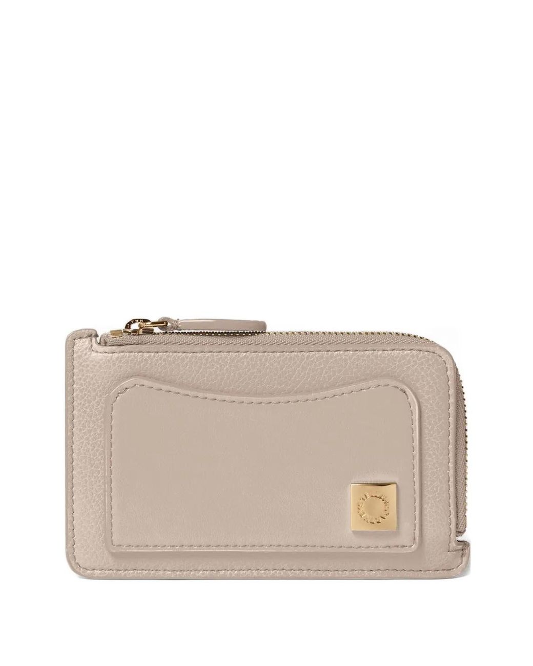 Stella McCartney Natural Ryder Zipper Cardholder