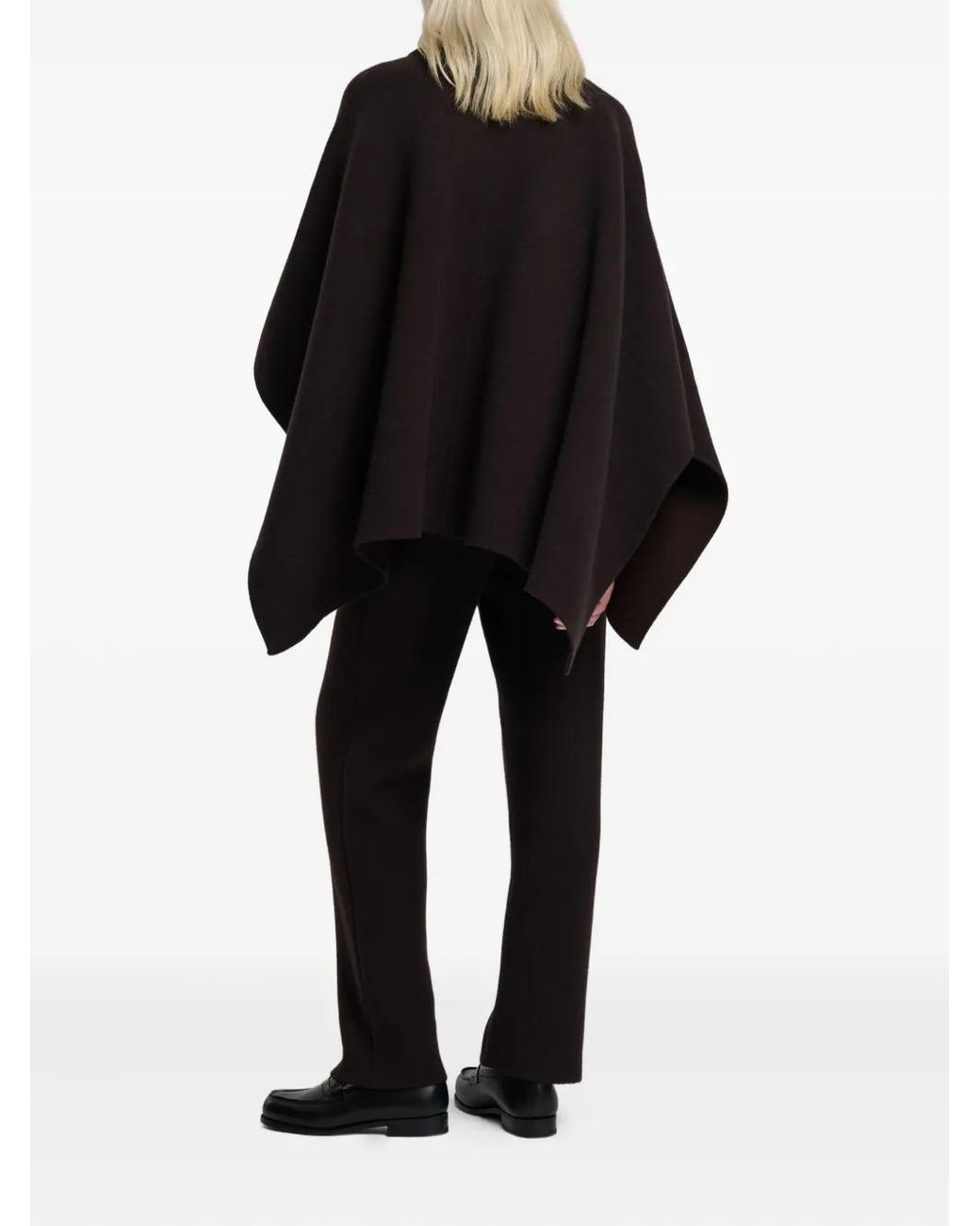 Barrie Brown High-Neck Poncho