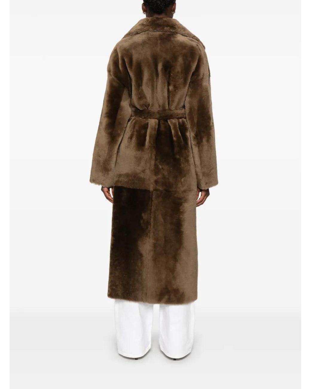 Arma Brown Rien Reversible Shearling Coat