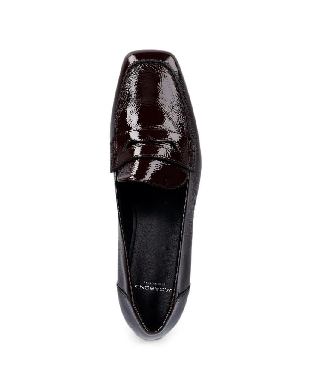 Vagabond White Debbi Square-Toe Loafers