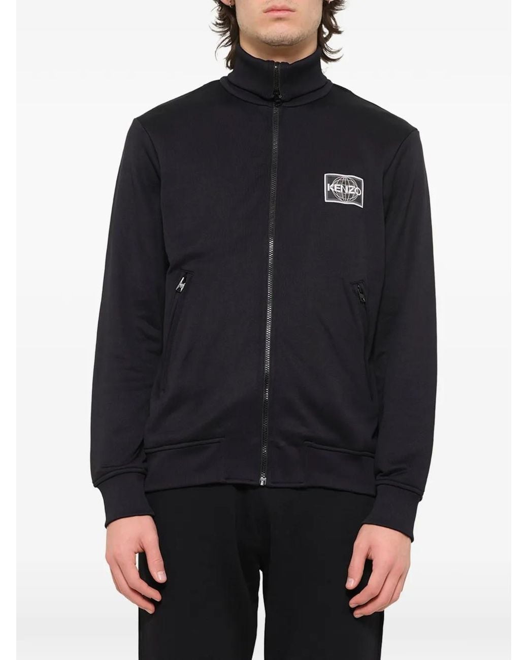 KENZO Trainingsjack Met Logopatch in het Blue voor heren