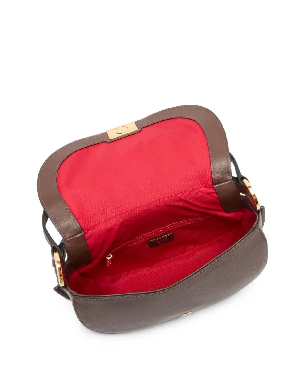 Lancel Brown Medium Celeste De Buckled Shoulder Bag