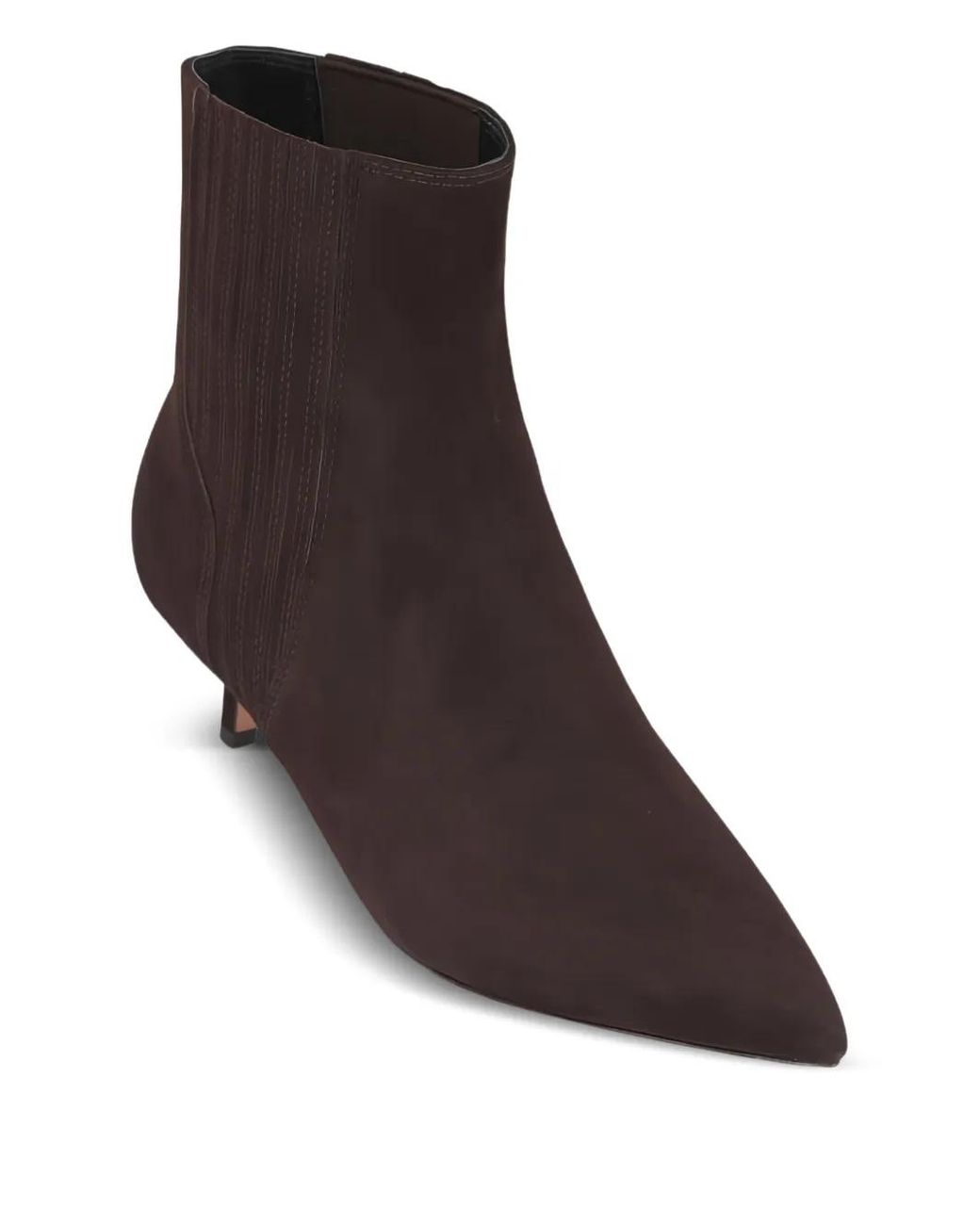 Veronica Beard Brown Bottines À Entaille Penny Et Bride