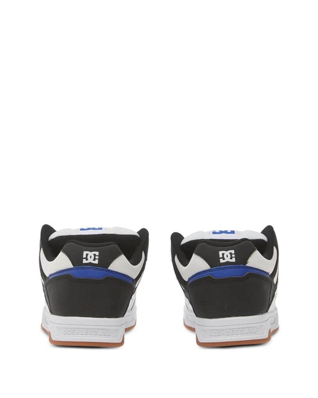 DC Shoes White Stag Logo-Patch Panelled Sneakers for men