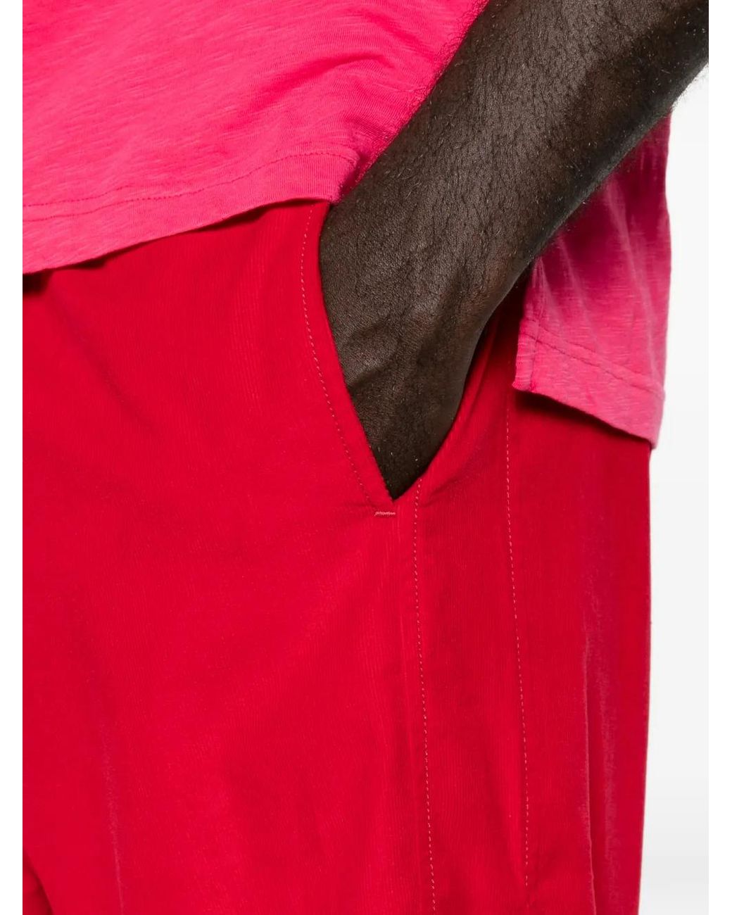 Sanderlak Straight Broek in het Red