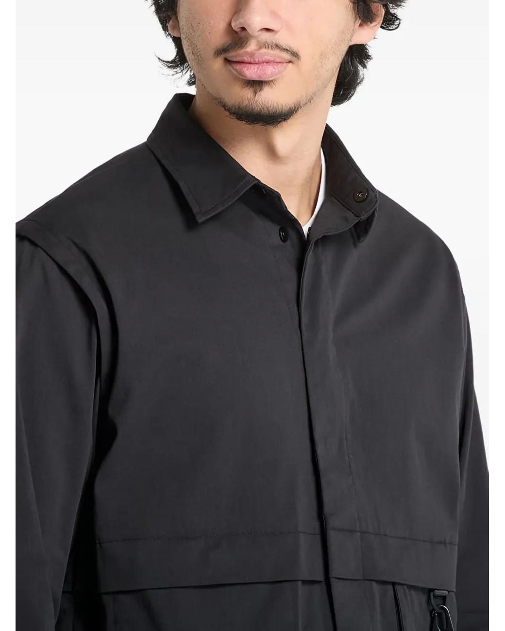 Alpha Industries Gray Utility Shirt Jacket for men