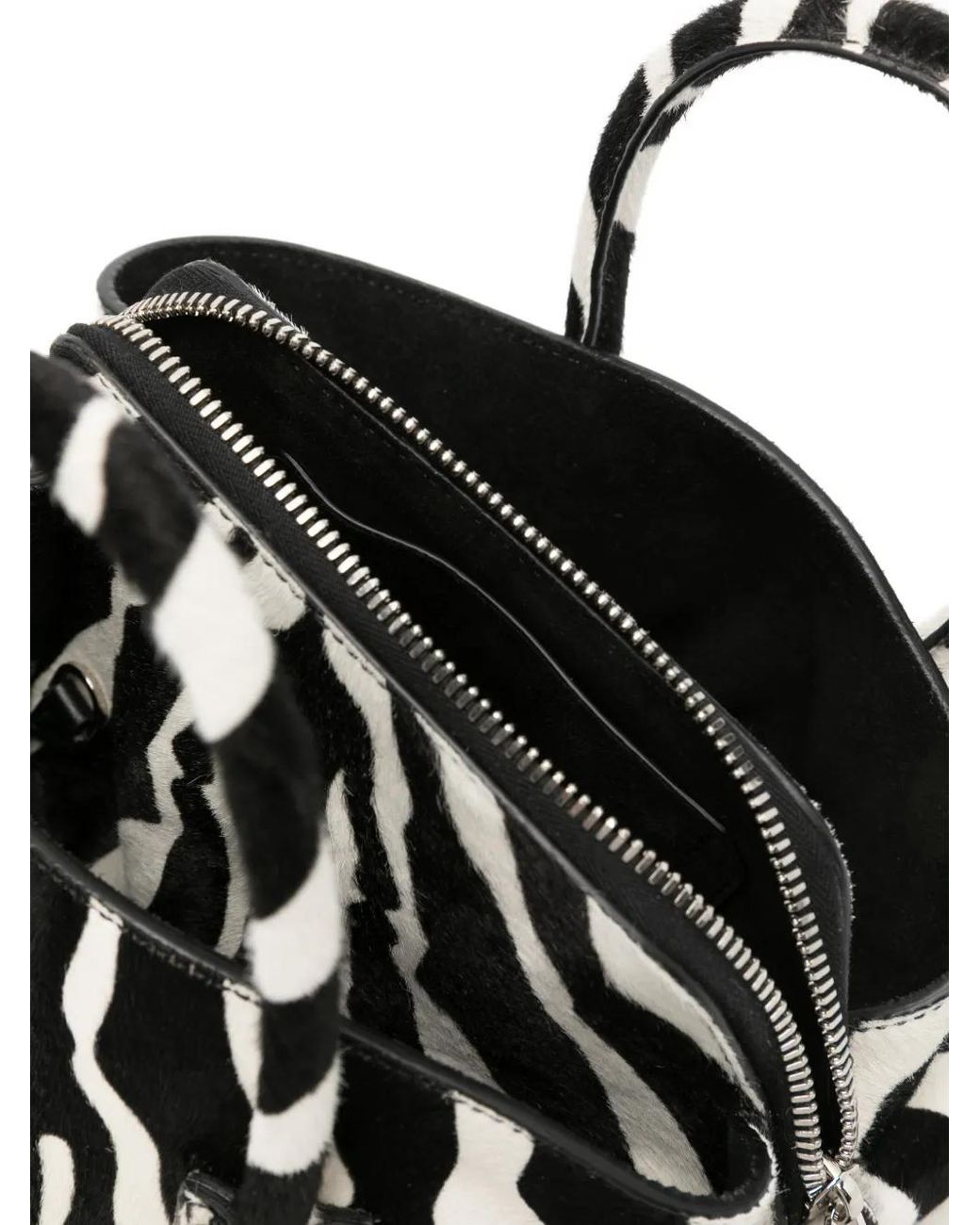 The Attico Black La Passeggiata Mini Tote Bag