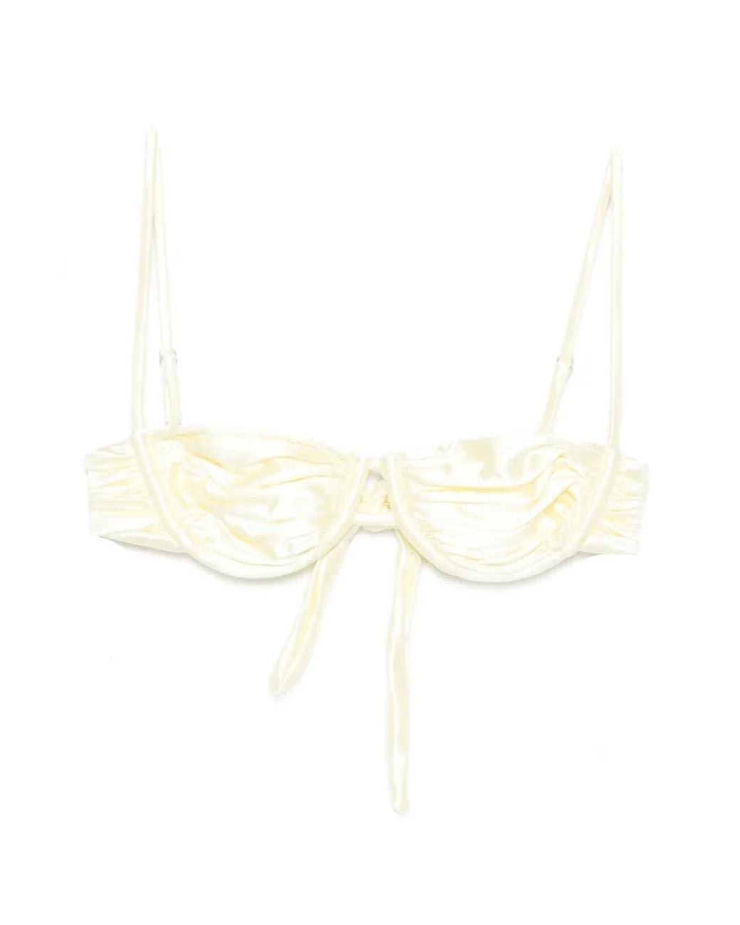 Isa Boulder Static Geweven Bikinitop in het White