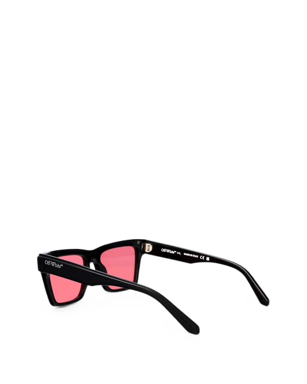 Off-White c/o Virgil Abloh Pink Virginia Square-Frame Sunglasses