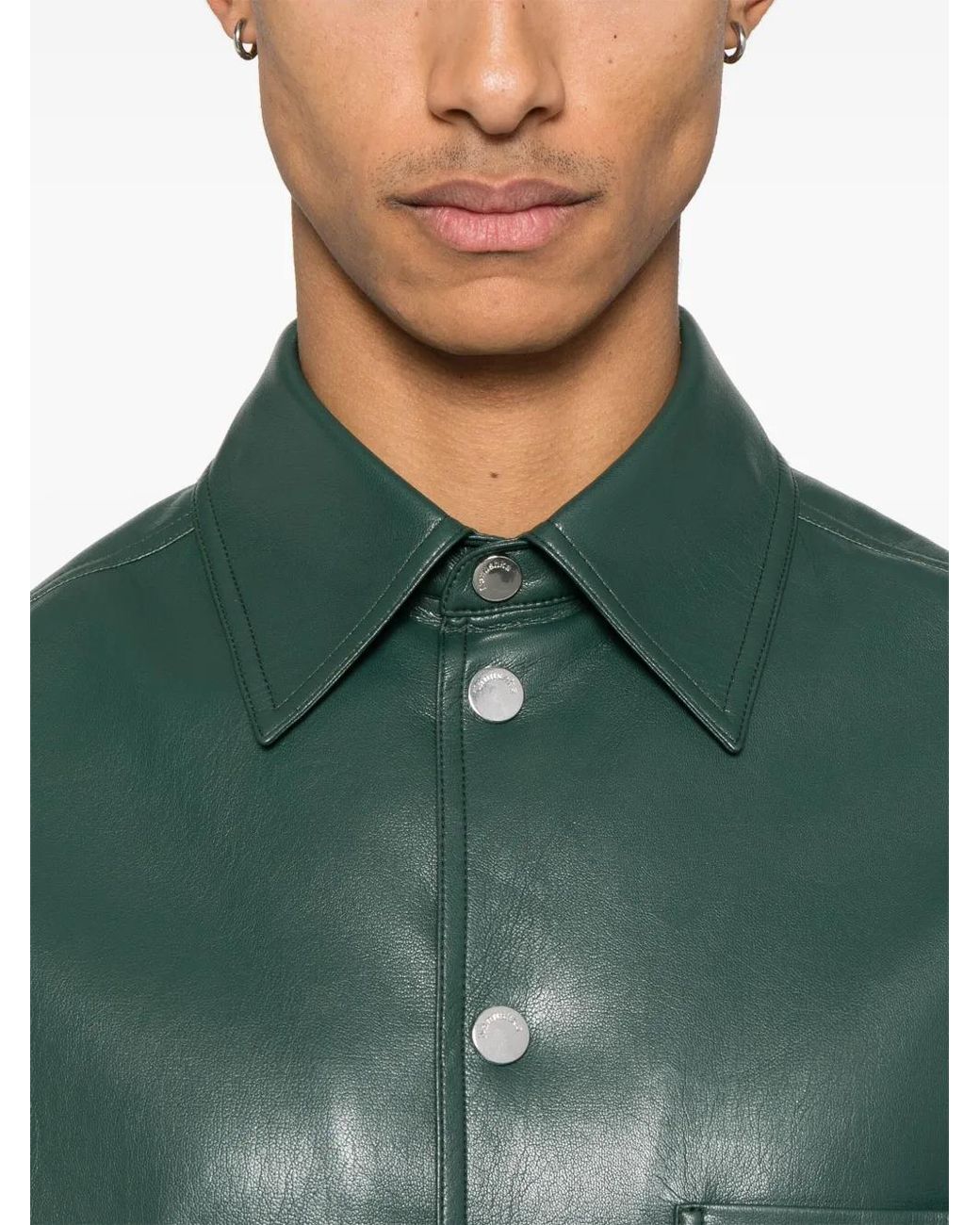 Nanushka Green Aksel Shirt for men