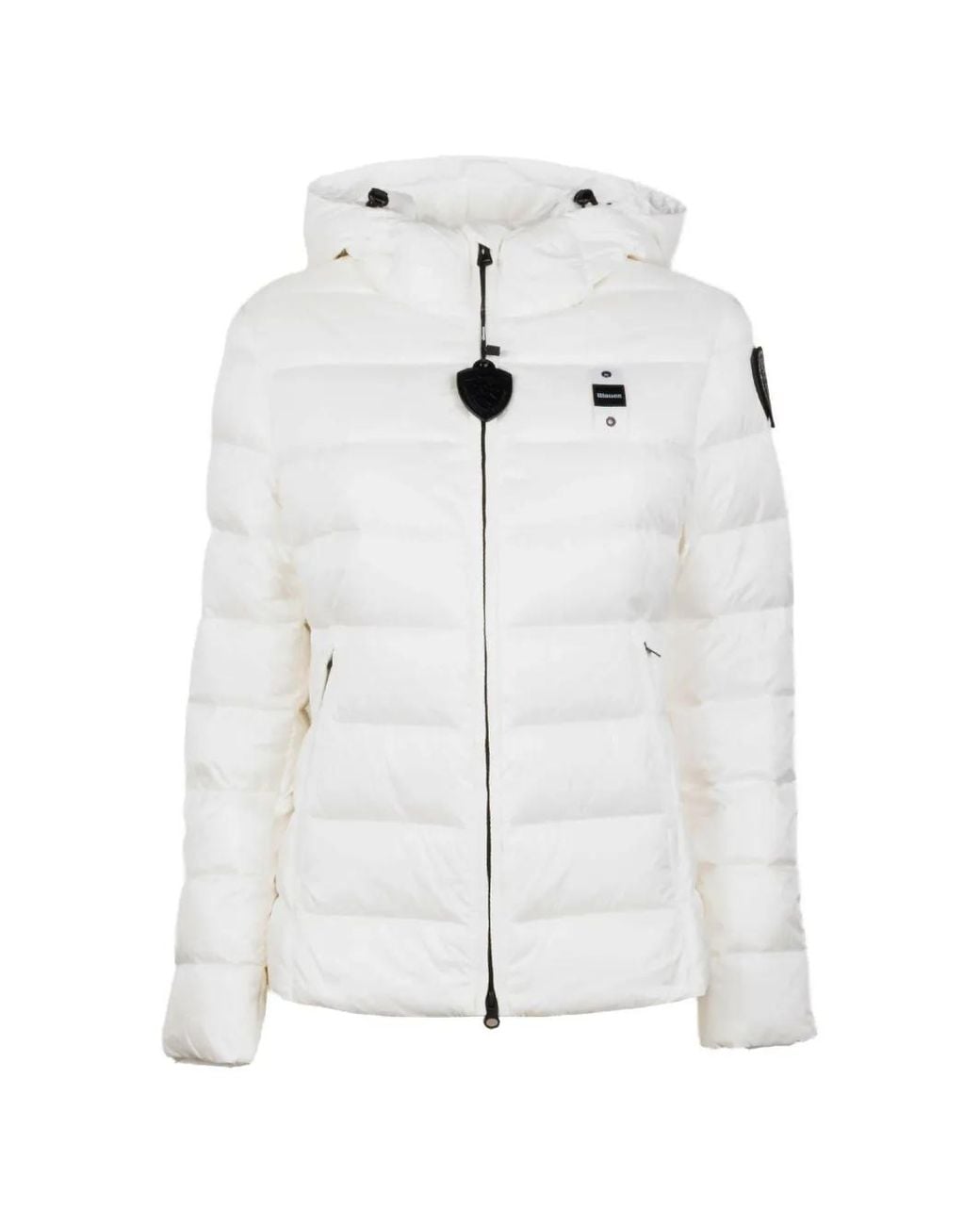 Blauer Gray Hooded Quilted Jacket