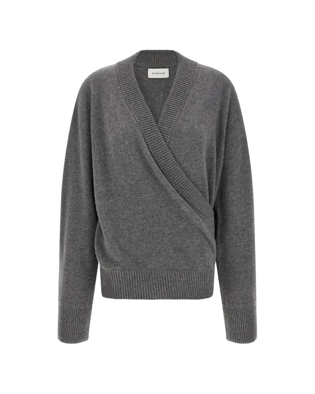 ARMARIUM Gray Elenia Crossover Cardigan