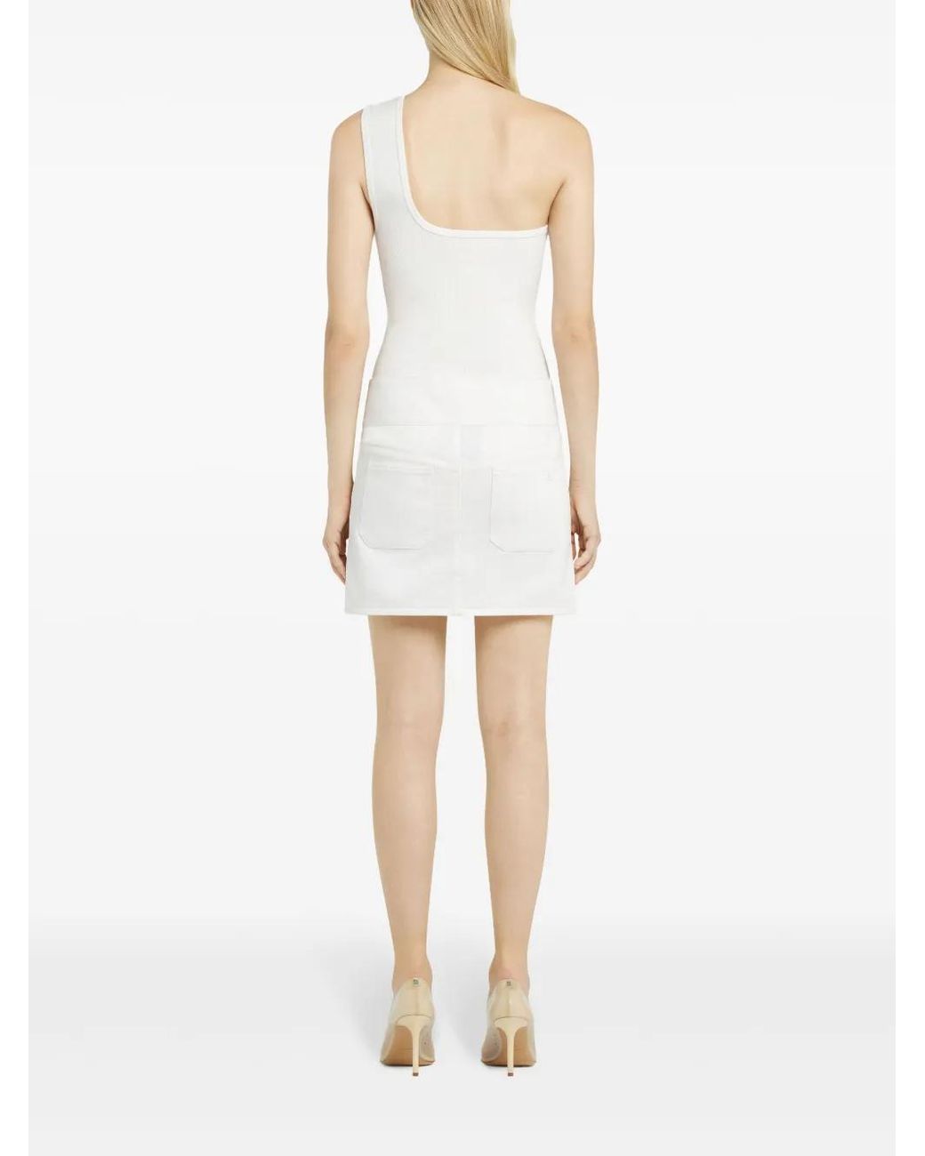 Courreges White Loop 90's Bodysuit