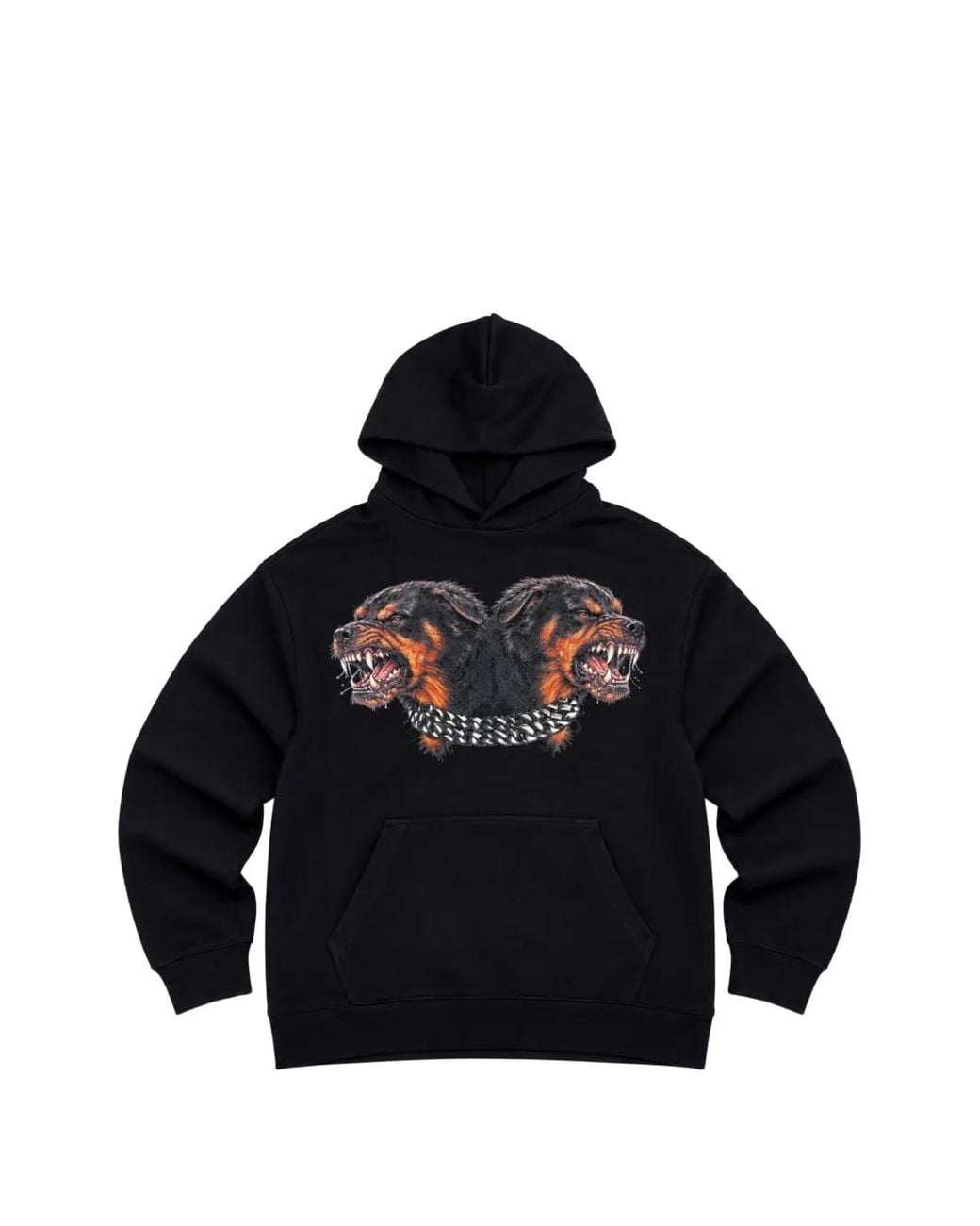 Melt Blue Dog-Print Hoodie for men